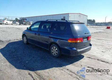 2003 Honda Odyssey Ex из США, поврежденный, VIN 5FNRL18643B102646